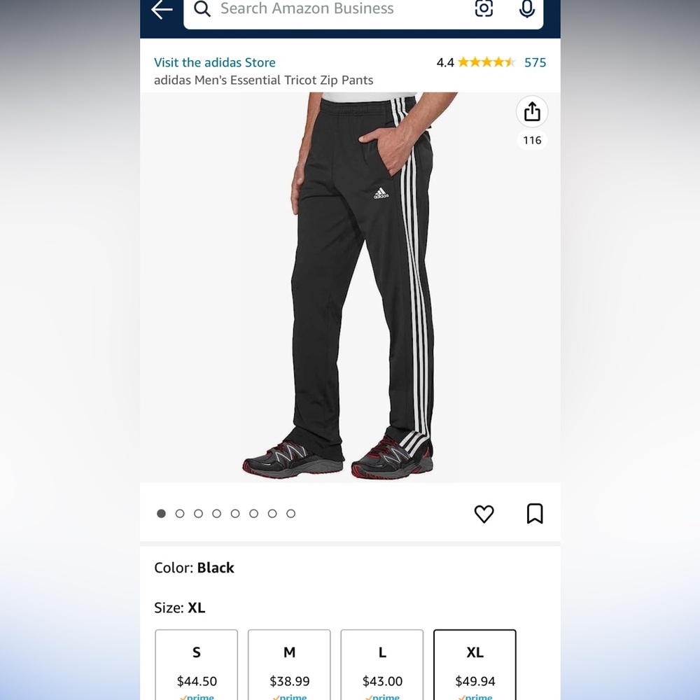 Adidas Essential Tricot Zip Pants